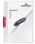 DURABLE Clip-mappa Durable Swingclip A/4 30 lapig kárminvörös (p2030-0222)