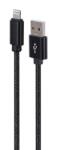 Gembird CCDB-MUSB2B-AMLM-6 Lightning kábel 1, 8 M Fekete (CCDB-mUSB2B-AMLM-6)