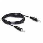 SBOX 3.5-3.5-M/M-2 audio kábel 2 M 3.5mm Fekete (SBOX SX-900015)