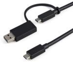 StarTech StarTech. com USBCCADP USB kábel USB 3.2 Gen 2 (3.1 Gen 2) 1 M USB C Fekete (USBCCADP)
