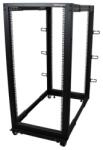 StarTech StarTech. com 4POSTRACK25U állvány 25U Szabadonálló állvány Fekete (4POSTRACK25U)