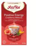 YOGI TEA Bio tea YOGI TEA Pozitív energia tőzegáfonyával és hibiszkusszal 17 filter/doboz (411104) - irodaszer