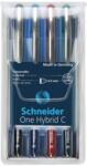 Schneider Rollertoll készlet, 0, 3 mm, SCHNEIDER "One Hybrid C", 4 szín (tscohc03k4) - irodaszer