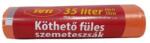 TUTI Szemeteszsák, köthető füles, 35 l, 20 db, 50x60 cm, 9 , TUTI, narancssárga (kht967) - irodaszer