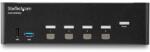StarTech StarTech. com SV431DHD4KU KVM kapcsoló Keretállvány Fekete (SV431DHD4KU)