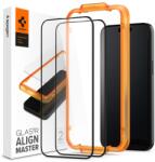 Spigen iPhone 15 Pro Max Screen Protector AlignMaster GLAS. tR FC Black (2 Pack) (AGL06875)