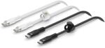 Belkin BoostCharge Pro Flex USB kábel USB 2.0 1 M USB C Fekete, Fehér (CAB011BT1MBW2PK)