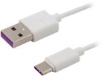 Elmak Savio CL-126 USB-C - USB 2.0 M/M fehér adat- és töltőkábel (SAVIO CL-126)