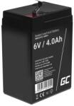 Green Cell AGM15 UPS akkumulátor Zárt savas ólom (VRLA) 6 V 4 Ah (AGM15)
