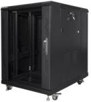 Lanberg FF01-6815-12B állvány 15U Szabadonálló állvány Fekete (FF01-6815-12B) - easy-shop