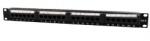 Gembird NPP-C624CM-001 19'' 24-portos 1U Cat6 patch panel (NPP-C624CM-001)