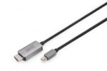 ASSMANN DB-340109-010-S 1 M Mini DisplayPort HDMI Fekete video átalakító kábel (DB-340109-010-S)