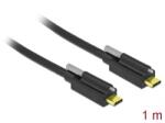 Delock 83719 USB kábel USB 3.2 Gen 2 (3.1 Gen 2) 1 M USB C Fekete (83719)