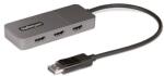 StarTech StarTech. com MST14DP123HD 0, 3 M DisplayPort 3 x HDMI Szürke video átalakító kábel (MST14DP123HD)
