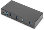 ASSMANN DA-70257 hálózati csatlakozó USB 3.2 Gen 1 (3.1 Gen 1) Type-B 5000 Mbit/s Fekete (DA-70257)