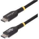 StarTech StarTech. com USB2EPR1M USB kábel USB 2.0 1 M USB C Fekete (USB2EPR1M)