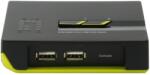 LevelOne LevelOne KVM-0222 KVM kapcsoló Fekete, Zöld (KVM-0222)