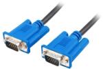 Lanberg CA-VGAC-10CU-0050-BK VGA kábel 5 M VGA (D-Sub) Fekete, Kék (CA-VGAC-10CU-0050-BK) - easy-shop