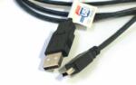 Nedis CCGT60300BK20 USB kábel USB 2.0 2 M USB A Mini-USB A Fekete (VLCP60301b20)