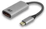 ACT AC7030 video átalakító kábel 0, 15 M USB C-típus DisplayPort Szürke (AC7030)