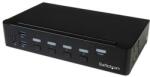 StarTech StarTech. com SV431DPU3A2 KVM kapcsoló Keretállvány Fekete (SV431DPU3A2)