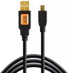 Tether Tools CU5450 USB kábel USB 2.0 4, 6 M USB A Mini-USB B Fekete (CU5450)