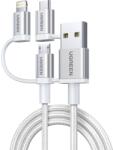 UGREEN 50203 USB kábel USB 2.0 1, 5 M USB A USB C/micro-USB B/Lightning Fehér (50203)
