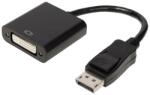 Nedis CCGP37250BK02 0, 2 M DisplayPort DVI-D Fekete video átalakító kábel (VLCP37250B02)