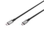 ASSMANN DB-300443-010-S USB4 Gen 2x2 1 M USB C Fekete kábel (DB-300443-010-S)