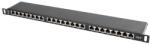 Lanberg PPS6-0024-B patch panel 0.5U (PPS6-0024-B)