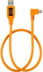 Tether Tools CU51RT02-ORG USB kábel USB 2.0 0, 5 M USB A Mini-USB B Narancssárga (CU51RT02-ORG)