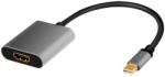 LogiLink CDA0110 video átalakító kábel 0, 15 M Mini DisplayPort HDMI Fekete, Szürke (CDA0110)