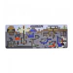 Paladone PP8805MCF Minecraft: Mining World, L, 80 x 30 cm, csúszásmentes Többszínű gamer billentyűzet és egérpad (PP8805MCF)
