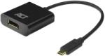 ACT AC7320 video átalakító kábel 0, 15 M USB C-típus DisplayPort Fekete (AC7320) - easy-shop