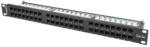 Lanberg PPU5-1048-B patch panel 1U (PPU5-1048-B)