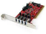 StarTech StarTech. com PCIUSB3S4 csatlakozókártya/illesztő Belső USB 3.2 Gen 1 (3.1 Gen 1) (PCIUSB3S4)