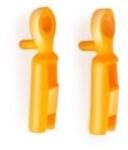 SYMA S107G-10-Tail support pipe decoration yellow - Alucső rögzítő elem sárga