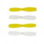 Cheerson CX30C/CX30W/CX30S-05B-Blade set yellow-white . Rotorlapát szett citromsárga-fehér