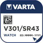 VARTA V301 óraelem - SR43 (301101111)