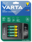 VARTA LCD Smart töltő + 4db AA 2100 mAh akkumulátor - 57684 (57684101441)