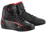  Alpinestars - Faster-3 motoros cipő (Fekete - szürke - piros)