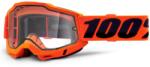  100% - Accuri 2 USA Narancssárga Enduro Szemüveg - Átlátszó plexivel