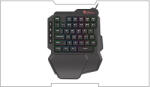 NATEC Thor 100 Gamer billentyuzet, fekete (NKG-1319) (NKG-1319)