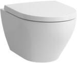 Laufen MODERNA S Design, @aposzSilent flush@aposz, rimless, mélyöblítésű fali wc, fehér LCC felülettel H8215444000001 (H8215444000001)