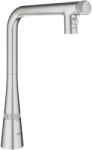GROHE Zedra SmartControl mosogató csaptelep SmartControl vezérléssel, supersteel 31886DC0 (31886DC0)