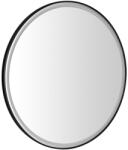 SAPHO KADRIS 100 keretes tükör LED világítással, matt fekete KD100 (KD100)