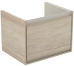 Ideal Standard Connect Air Cube 53 cm fali mosdótartó szekrény 1 fiókkal, világosbarna fa E0846UK (E0846UK)