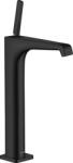 Hansgrohe Citterio E egykaros mosdócsaptelep 250 lefolyógarnitúrával mosdótálakhoz, matt fekete 36104670 (36104670)
