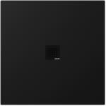 POLYSAN Sapho POLYSAN TRENECA 90x90 cm öntöttmárvány zuhanytálca, matt fekete 84300.21 (84300.21)