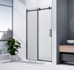 SAPHO GELCO DRAGON BLACK 160 cm tolóajtó transzparent üveggel, matt fekete GD4616B (GD4616B)
